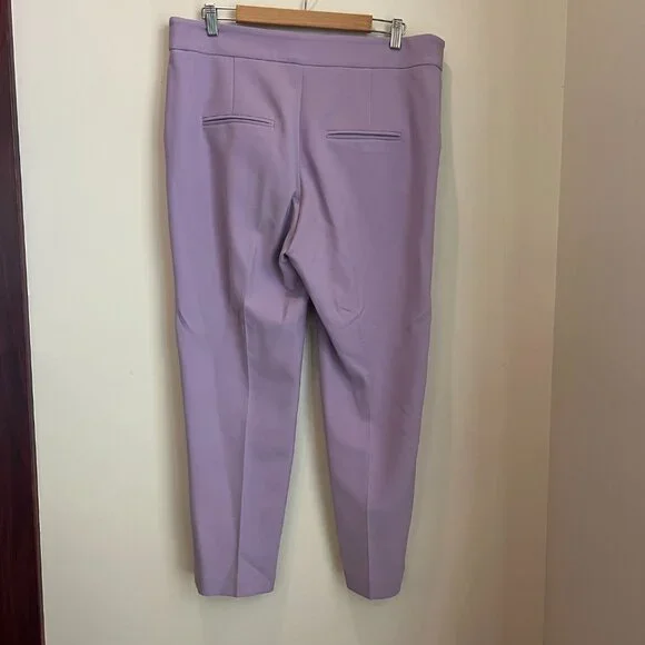 Veronica Beard Dickey Lavender Soft Lilac Purple Dickey Suit Blazer Pants Sz 14 - Picture 7 of 15